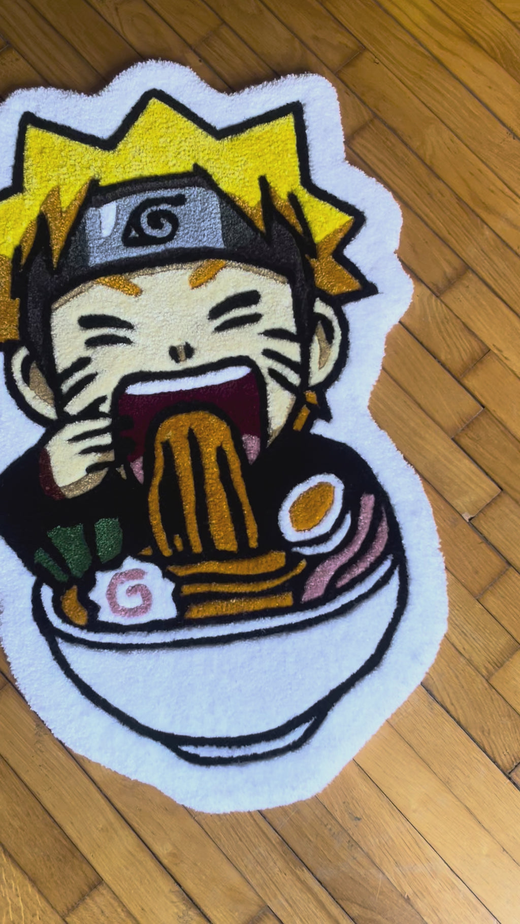 Tappeto Artigianale Naruto Ramen